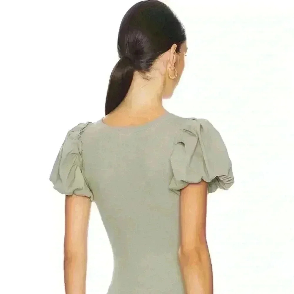 x Intimately FP Downtime Bodysuit In Laurel Oak - Picture 2 of 8